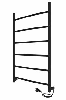 Полотенцесушитель электрический Indigo Arc LCAE80-50BRR 80x50 см чёрный муар